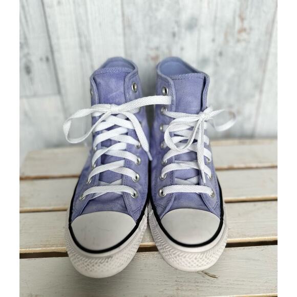 Converse Chuck Taylor All Star Hi Top Unisex Sneakers Ultra Violet/Tie Dye - Picture 3 of 9